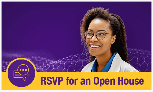 image linking to open house events for medical professionals at Inventions Academy