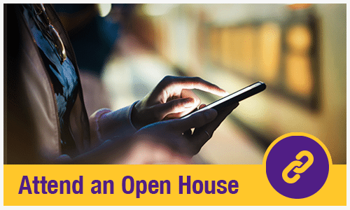 image promoting open house events at Inventions Academy
