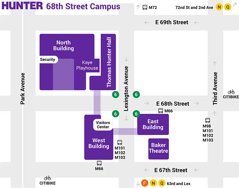 image showing the Inventions Academy campus location on 68th Street